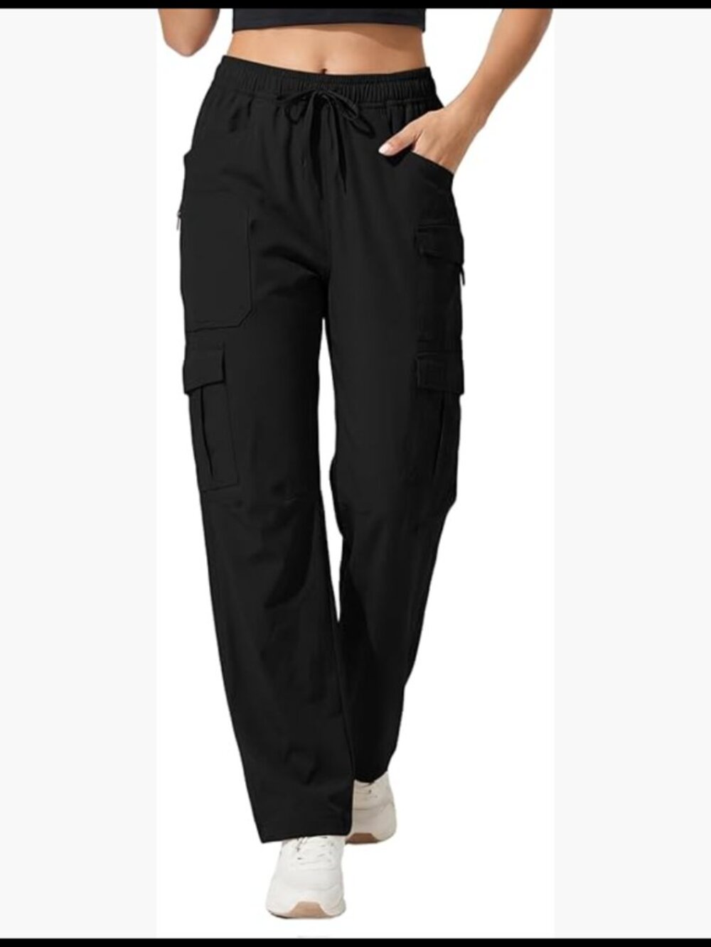 Women's Cargo Hiking Pants Quick Dry Water Resistant Lightweight Travel Trousers